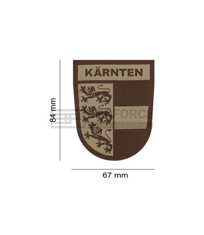 Clawgear Kärnten Shield Patch - Desert