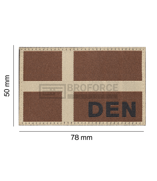 Clawgear Denmark Flag Patch - Desert