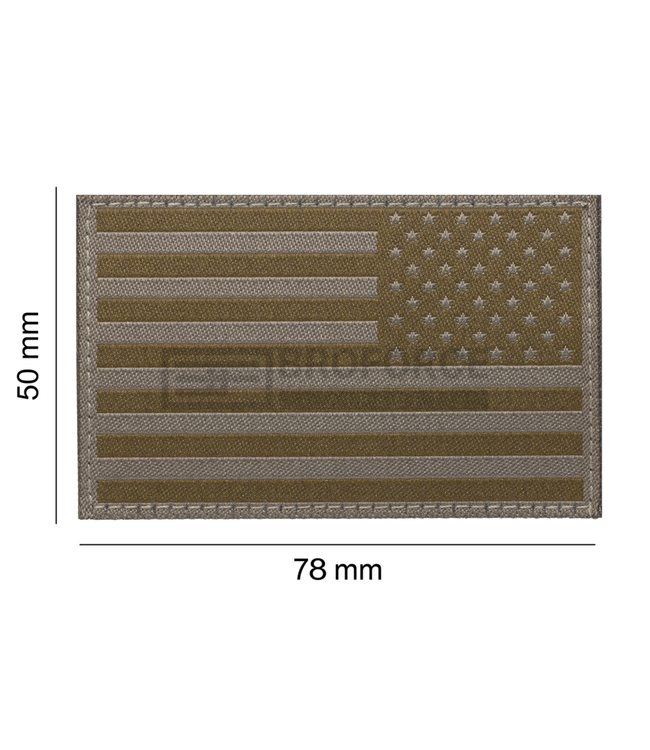 Clawgear USA Reversed Flag Patch - RAL7013