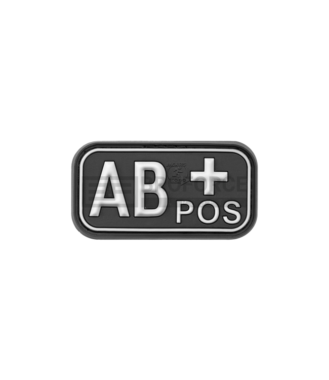 JTG Bloodtype Rubber Patch AB Pos - SWAT