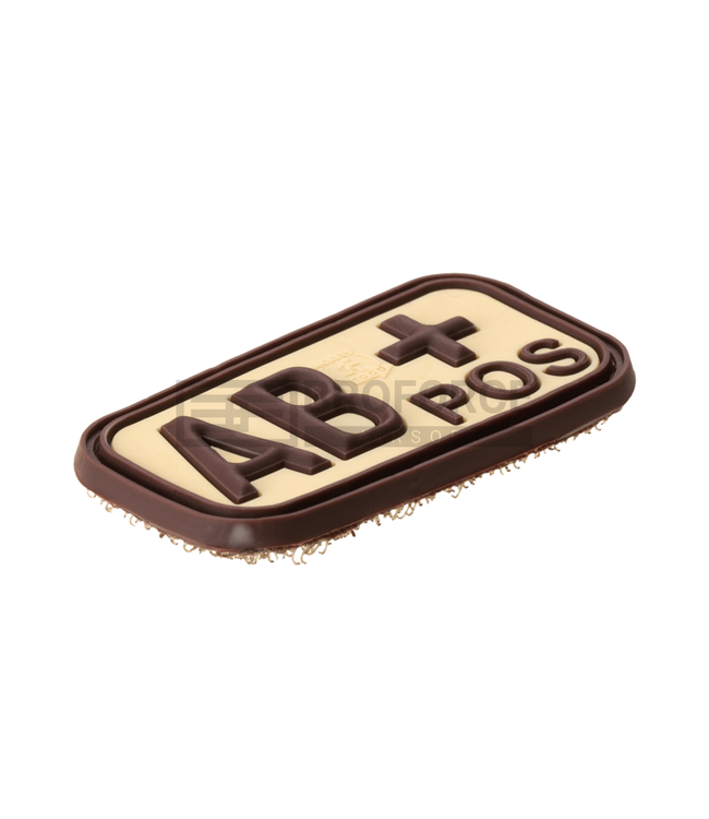 JTG Bloodtype Rubber Patch AB Pos - Desert