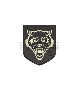 JTG Wolf Shield Rubber Patch - Glow