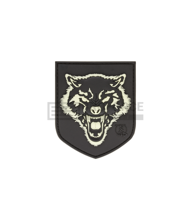 JTG Wolf Shield Rubber Patch - Glow