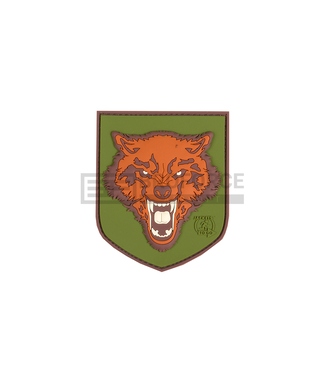 JTG Wolf Shield Rubber Patch - Multicolor