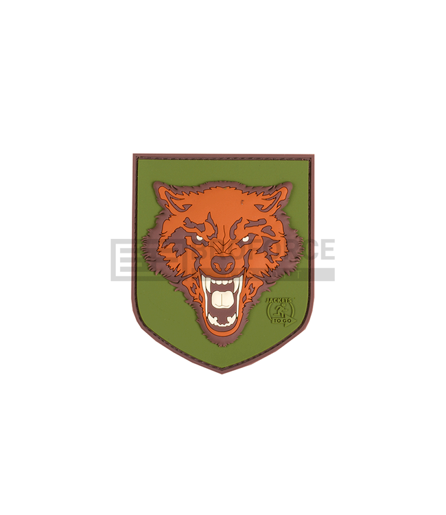 JTG Wolf Shield Rubber Patch - Multicolor