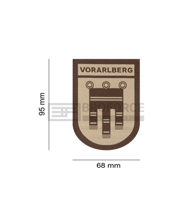 Clawgear Vorarlberg Shield Patch - Desert