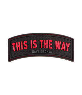 JTG This is the Way Rubber Patch - Multicolor