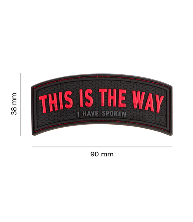 JTG This is the Way Rubber Patch - Multicolor