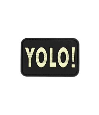 JTG YOLO Rubber Patch - Glow