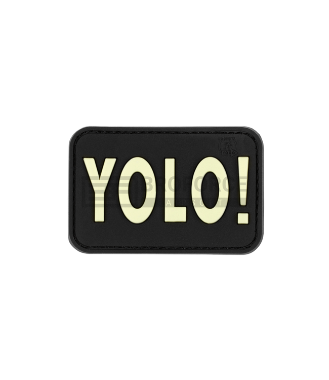 JTG YOLO Rubber Patch - Glow