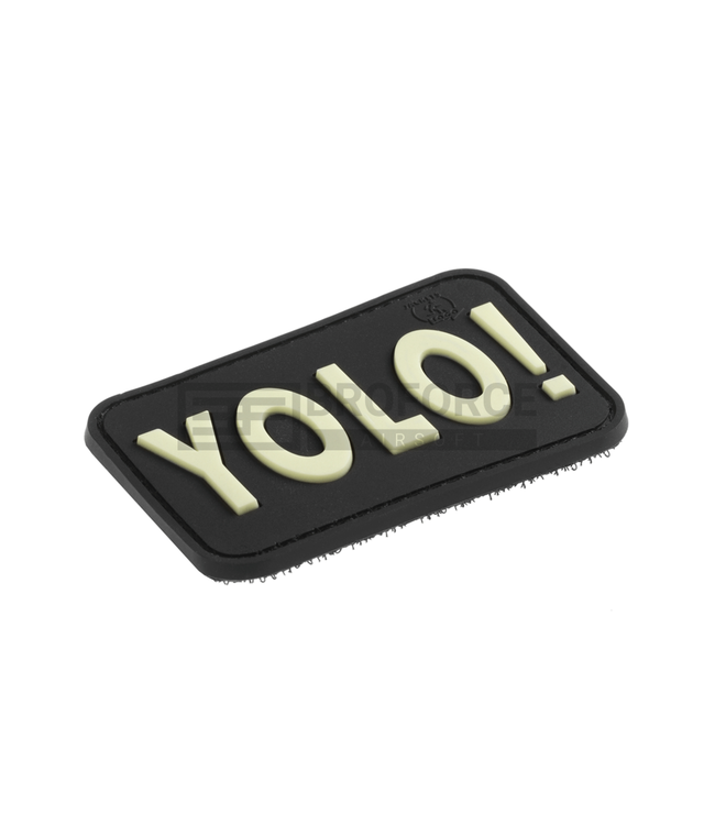 JTG YOLO Rubber Patch - Glow