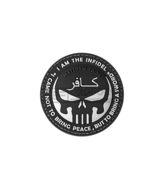 JTG The Infidel Punisher Rubber Patch - Multicolor