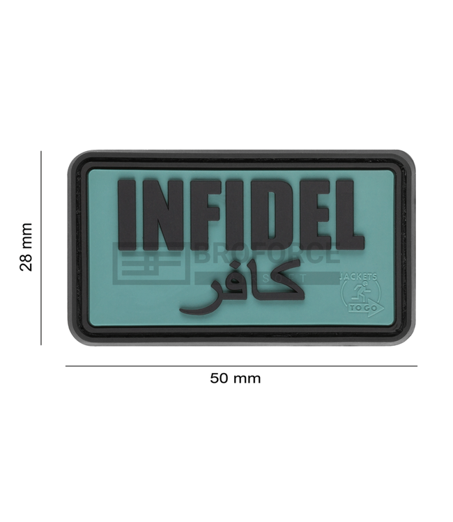 JTG Infidel Rubber Patch - Foliage Green