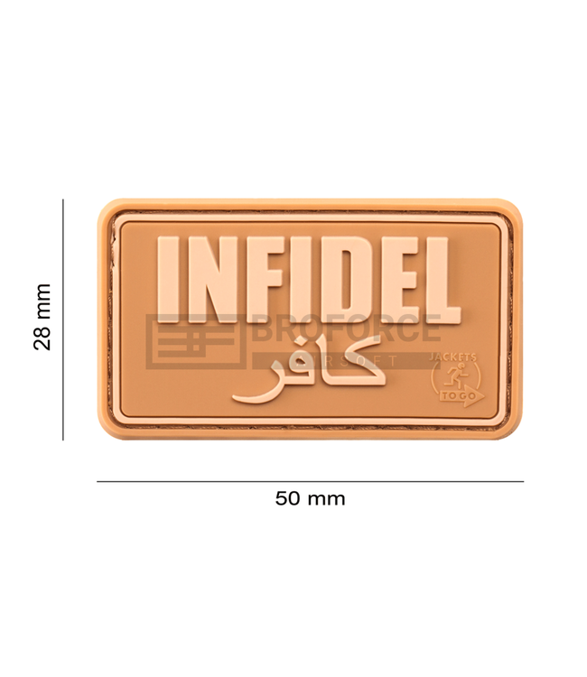 JTG Infidel Rubber Patch - Desert