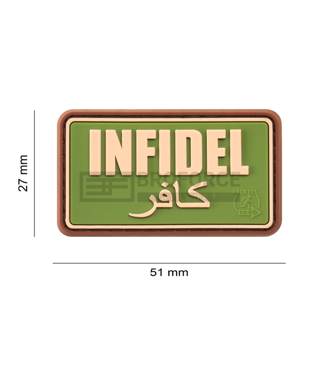 JTG Infidel Rubber Patch - Green