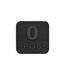 JTG Bloodtype Square Rubber Patch 0 Pos - Blackops JTG Bloodtype Square Rubber Patch 0 Pos - Blackops
