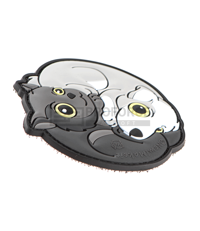 JTG Yin & Yan Cat Patch - Black
