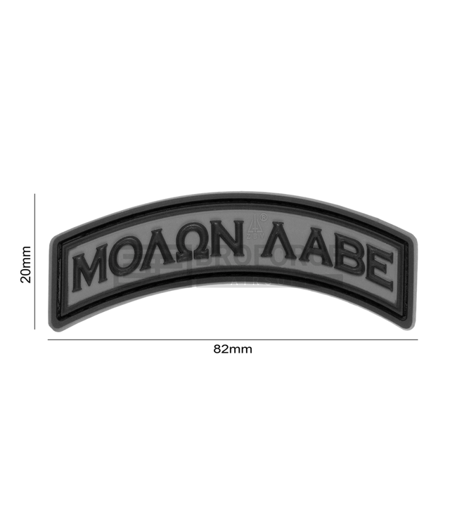 JTG Molon Labe Tab Rubber Patch - OD