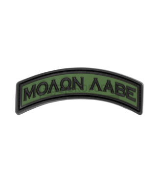 JTG Molon Labe Tab Rubber Patch - Forest