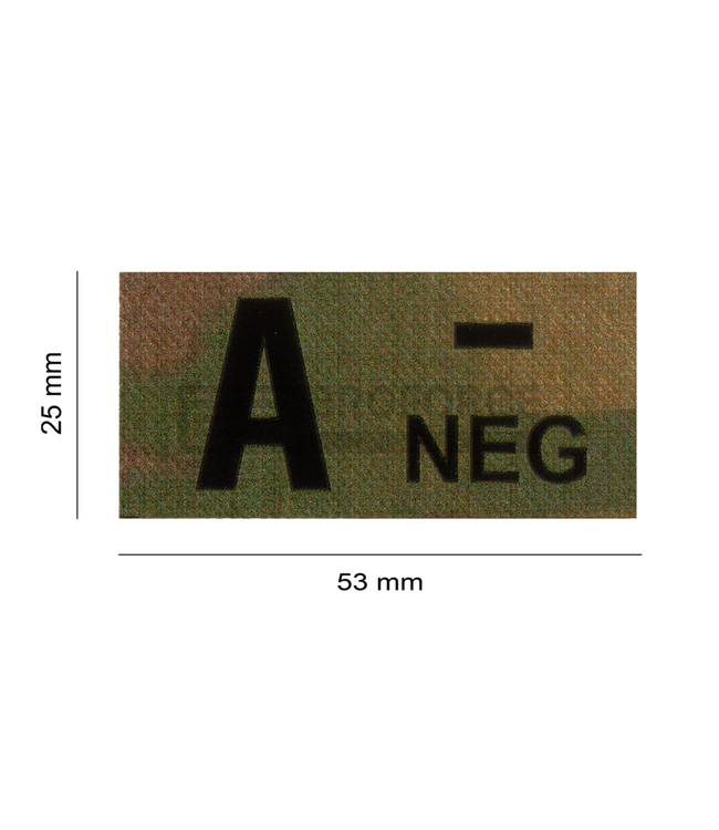 Clawgear A Neg IR Patch - Multicam