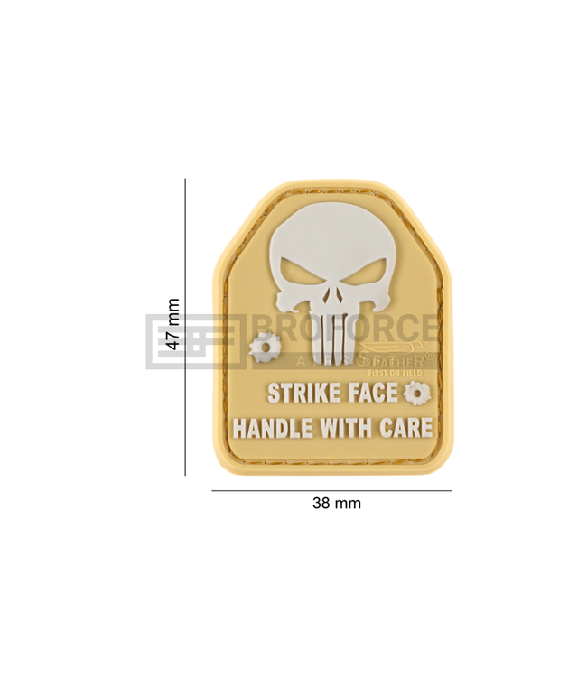 JTG SAPI Skull Rubber Patch - Desert