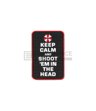 JTG Keep Calm and Shoot Rubber Patch - Multicolor