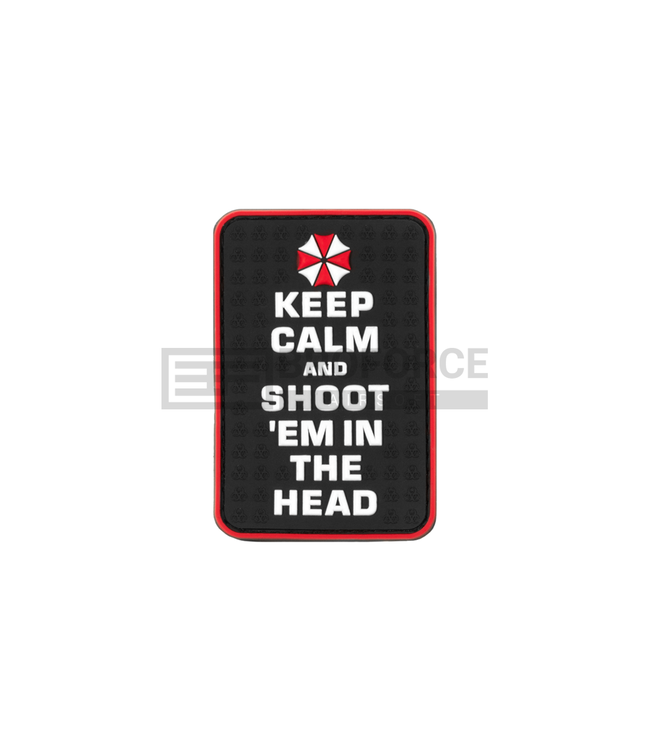 JTG Keep Calm and Shoot Rubber Patch - Multicolor