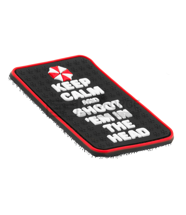 JTG Keep Calm and Shoot Rubber Patch - Multicolor