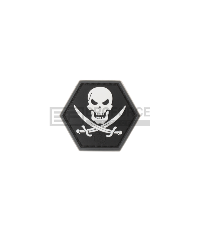 JTG No Fear Pirate Rubber Patch - SWAT