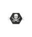 JTG No Fear Pirate Rubber Patch - SWAT