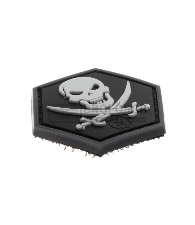 JTG No Fear Pirate Rubber Patch - SWAT