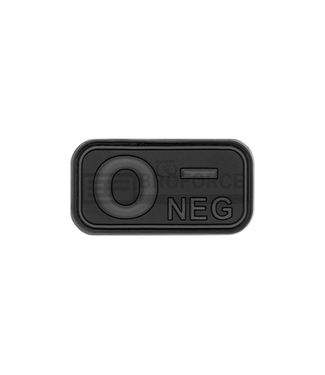 JTG Bloodtype Rubber Patch 0 Neg - Blackops