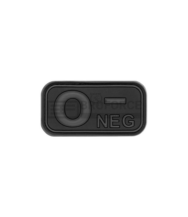 JTG Bloodtype Rubber Patch 0 Neg - Blackops