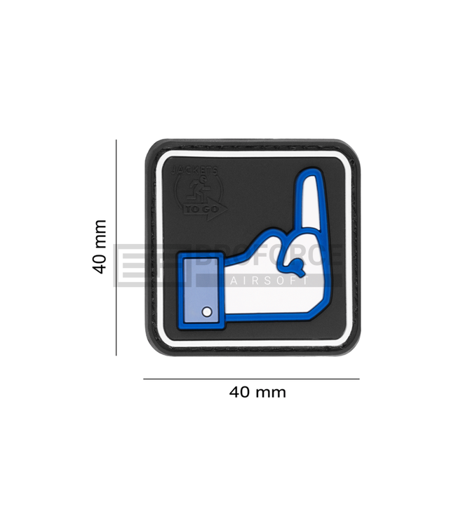 JTG Dislike Rubber Patch - Multicolor