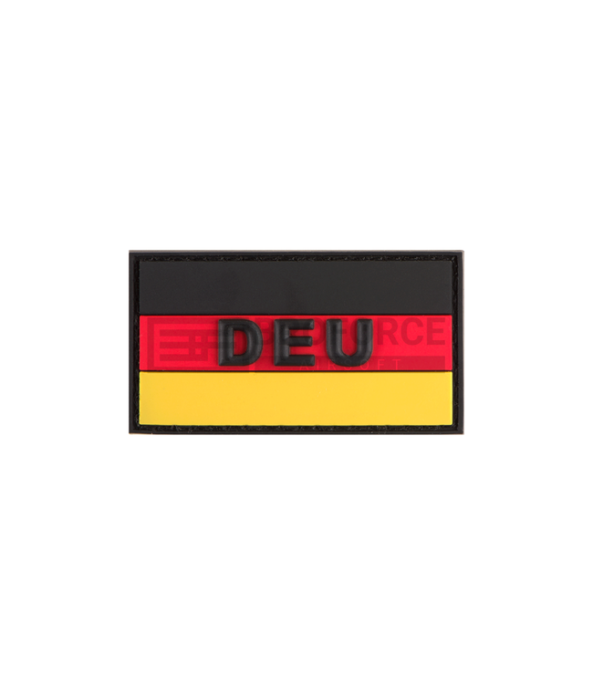 JTG Small German Flag Rubber Patch - Multicolor