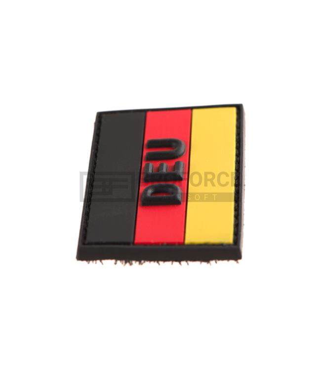 JTG Small German Flag Rubber Patch - Multicolor
