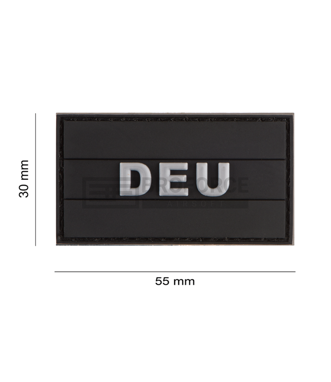 JTG Small German Flag Rubber Patch - SWAT