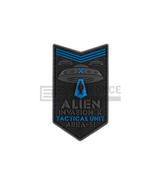 JTG Alien Invasion X-Files Patch - Blue