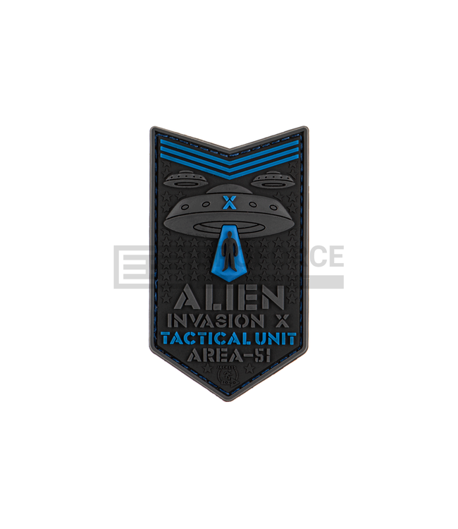 JTG Alien Invasion X-Files Patch - Blue