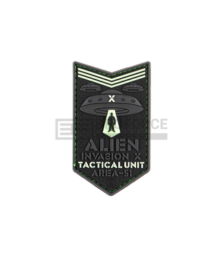 JTG Alien Invasion X-Files Patch - Green JTG Alien Invasion X-Files Patch - Green