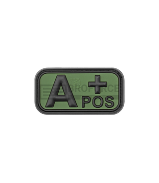 JTG Bloodtype Rubber Patch A Pos - Forest
