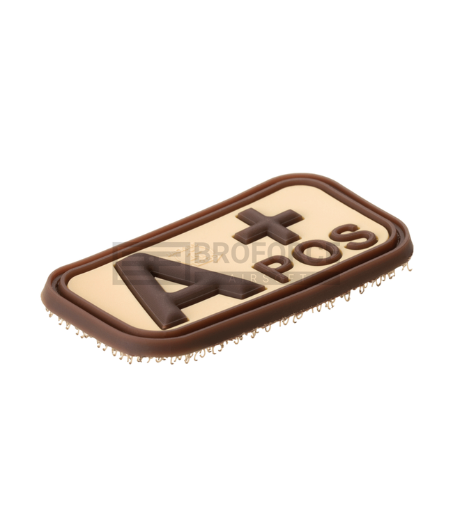 JTG Bloodtype Rubber Patch A Pos - Desert
