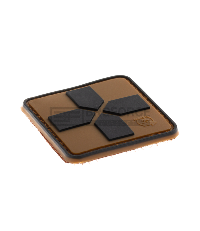 JTG Red Cross Rubber Patch 40mm - Coyote