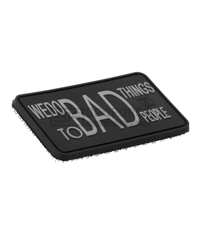 JTG We do bad Things Rubber Patch - SWAT