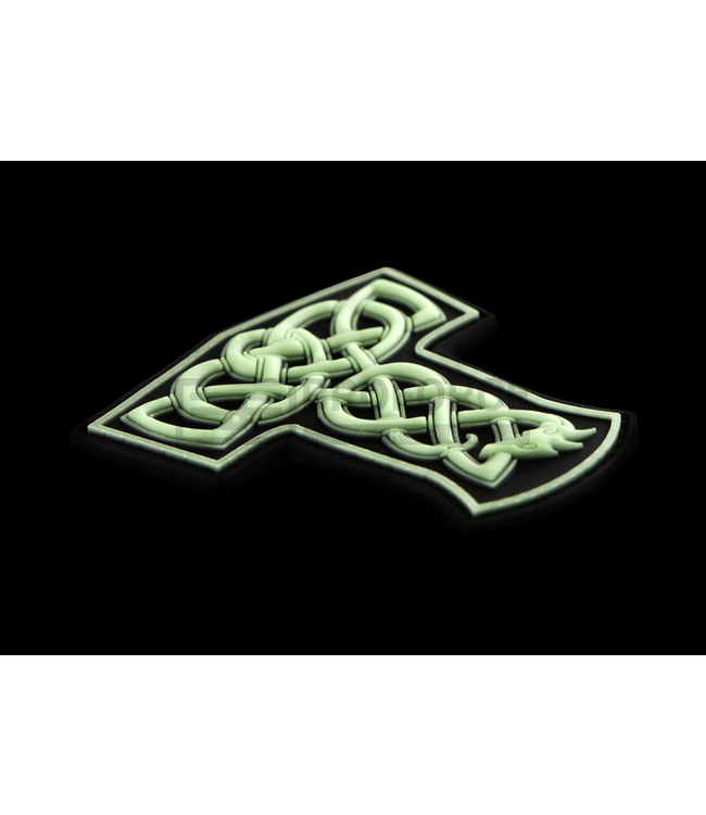 JTG Thors Hammer Dragon Rubber Patch - Glow