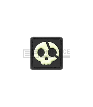 JTG Halloween Pirate Rubber Patch - Glow