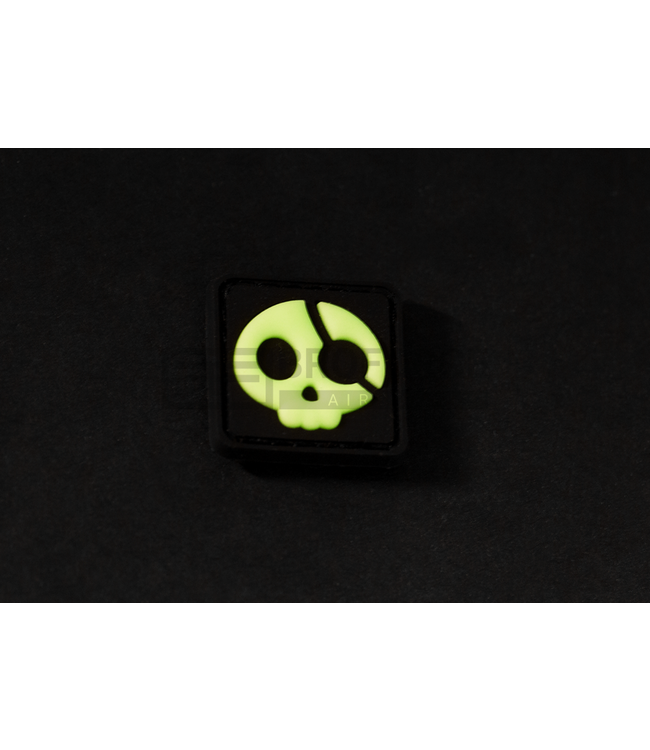 JTG Halloween Pirate Rubber Patch - Glow
