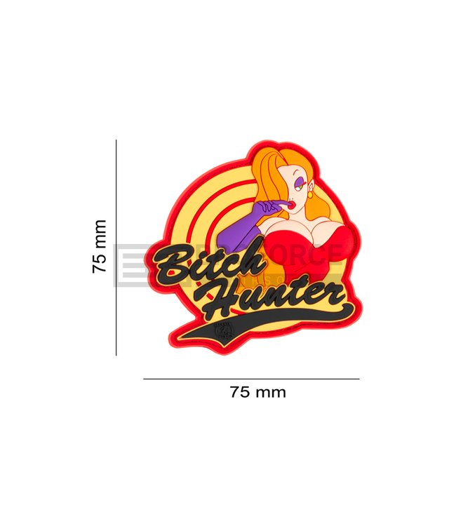 JTG Bitch Hunter Rubber Patch - Multicolor
