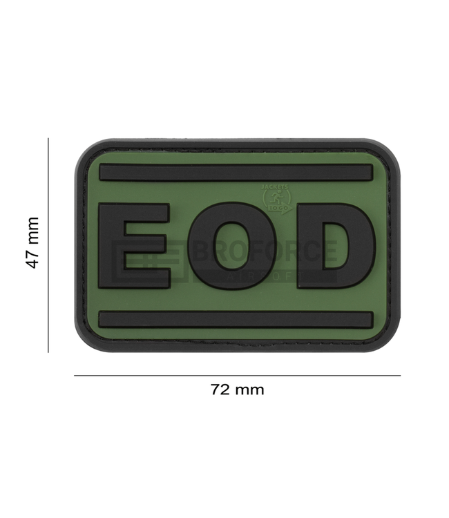 JTG EOD Rubber Patch - Forest