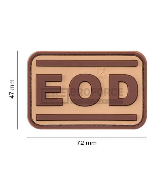 JTG EOD Rubber Patch - Desert